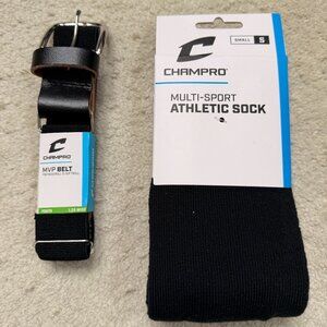 NWT Baseball Belt and Socks